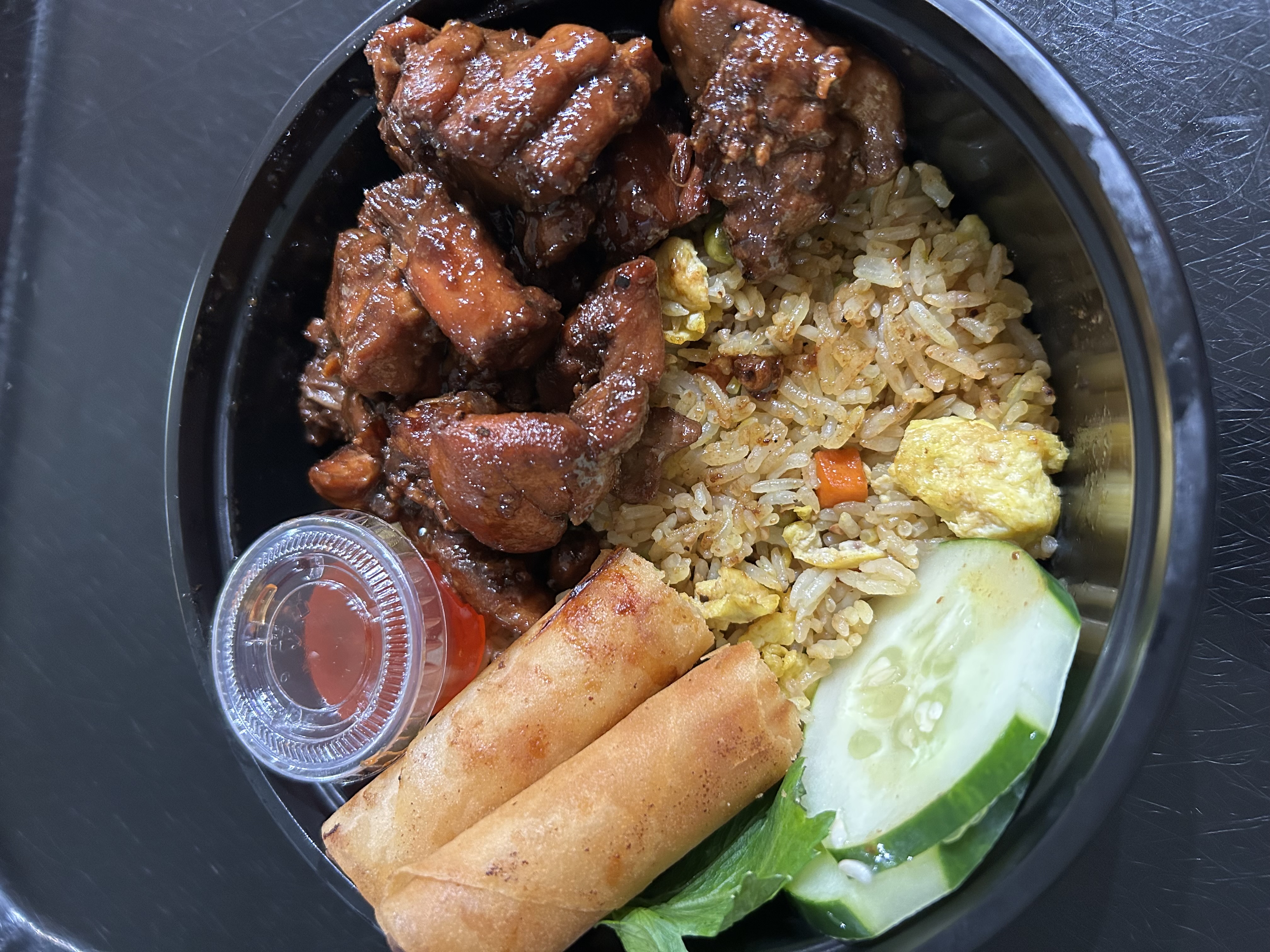 Chicken Adobo Plate