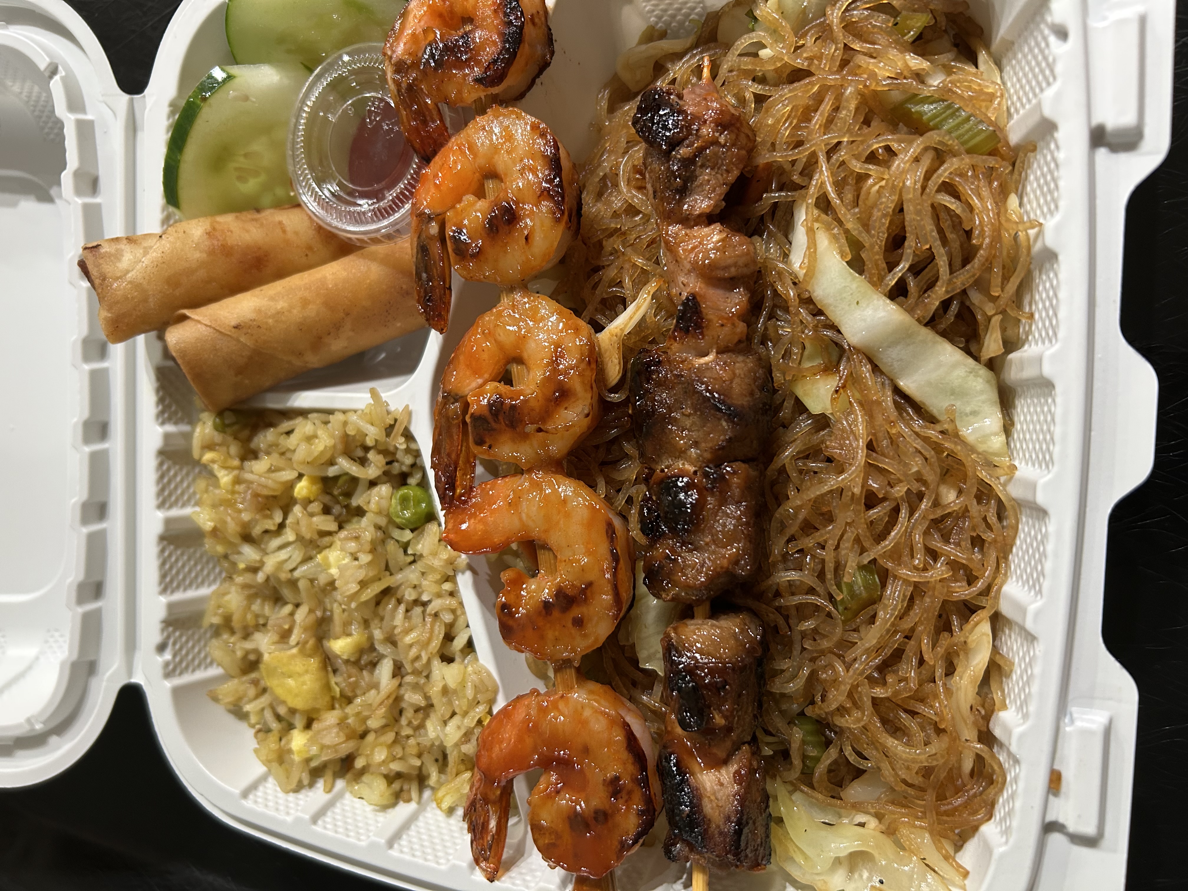 Shrimp and BBQ Combo